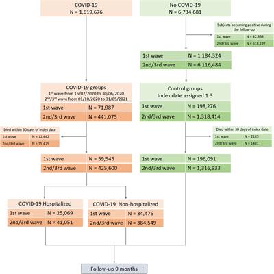 Impact of first and second/third wave of COVID-19 pandemic on post-acute cardiovascular outcomes in Lombardy